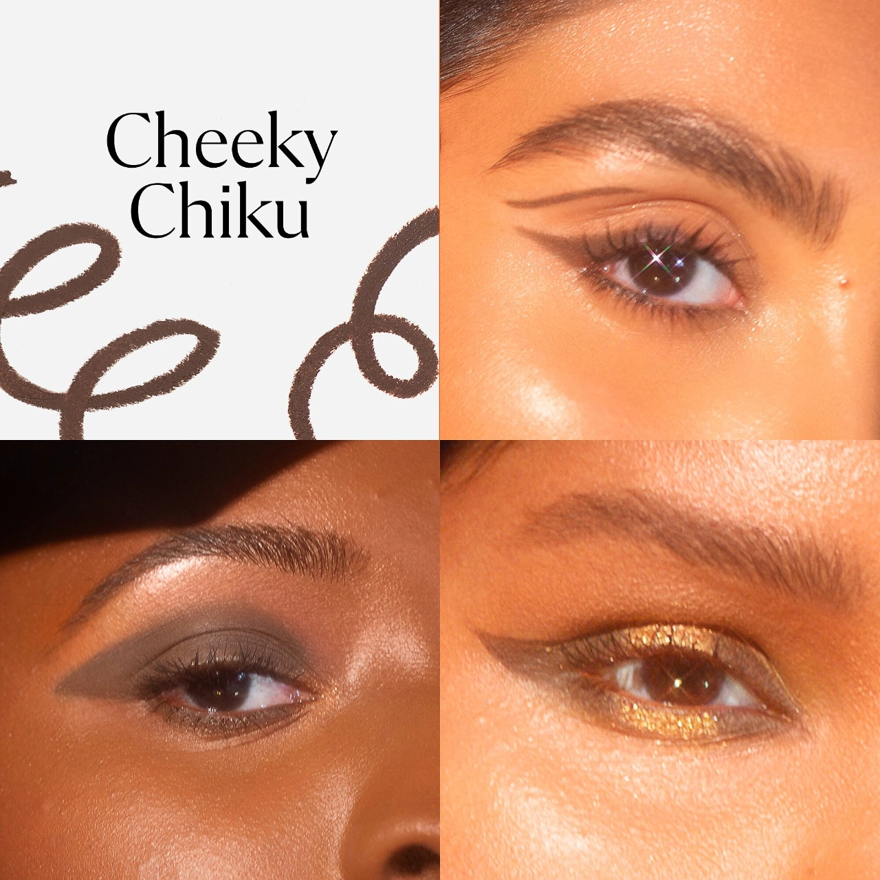 Kulfi Underlined Kajal Clean Waterproof Long-Wear Eyeliner - Cheeky Chiku Brown Vegan - Image 2