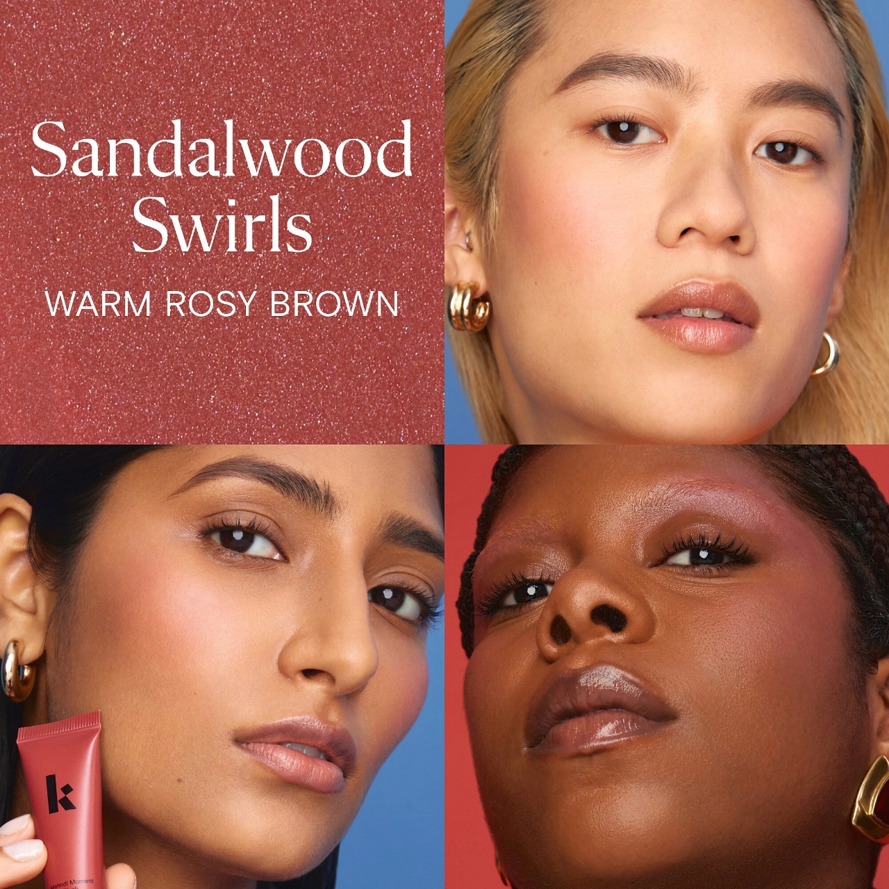 Kulfi Mehndi Moment Long-Lasting Radiant Cream Blush - Sandalwood Swirls - Image 4