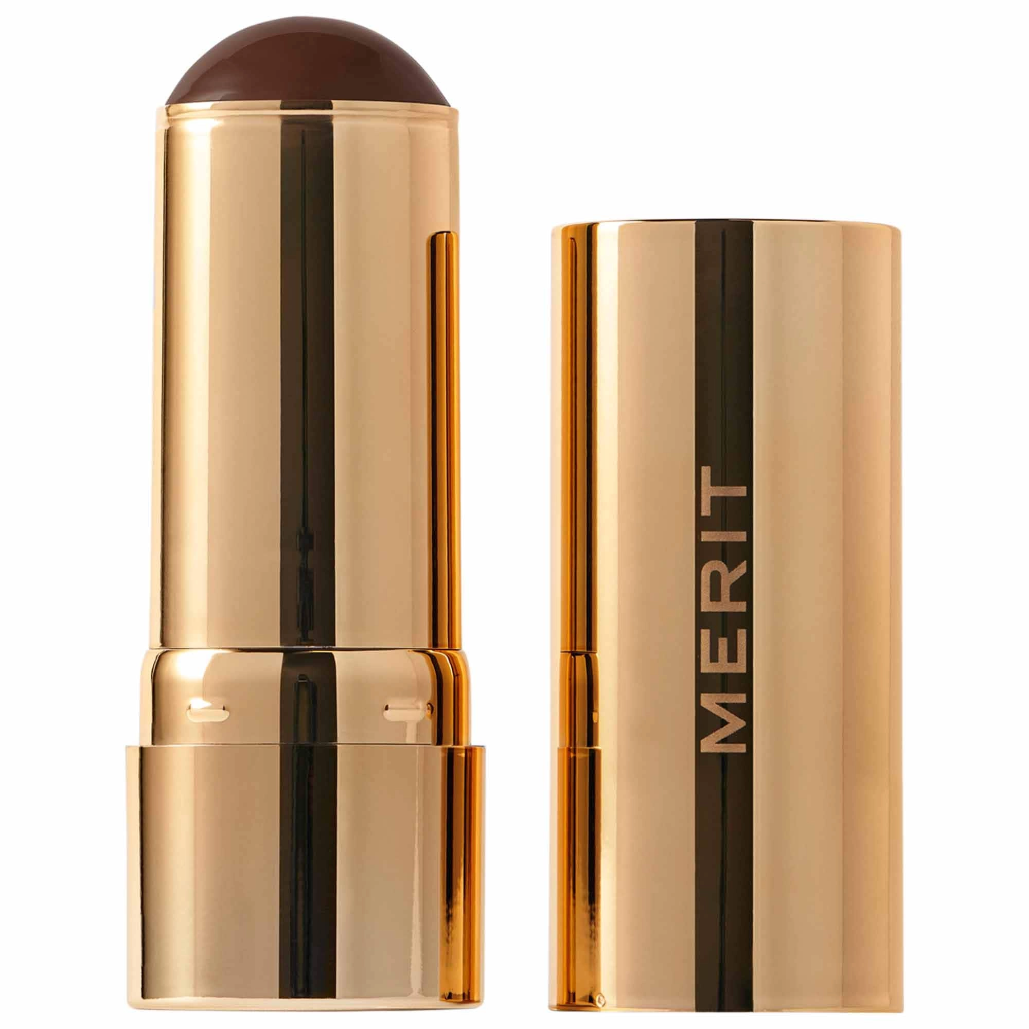 MERIT Bronze Balm Sheer Sculpting Bronzer - Monarch, Deep Skin