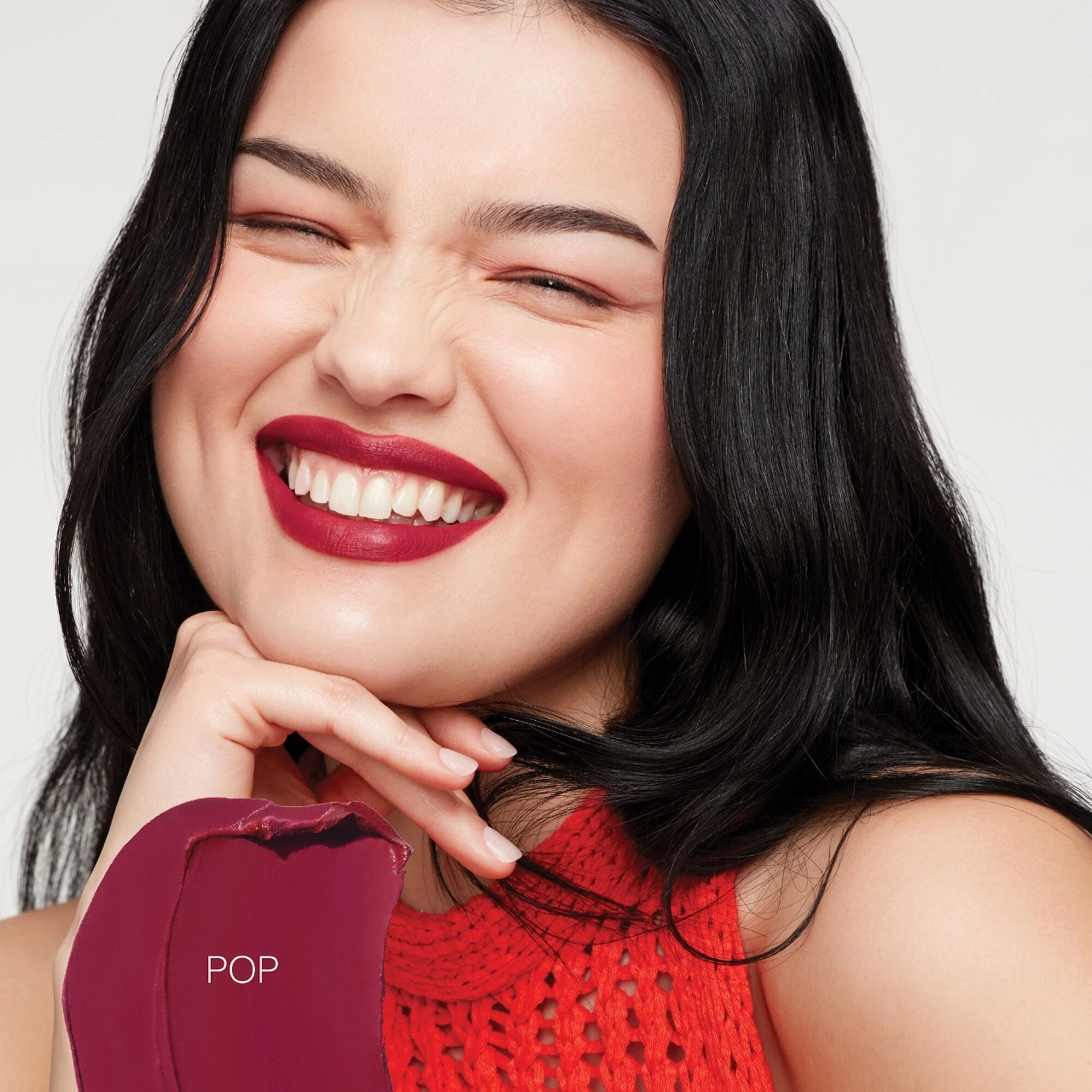 Saie Lip Blur Soft-Matte Hydrating Lipstick with Hyaluronic Acid - Pop (Bright Berry) - Image 6