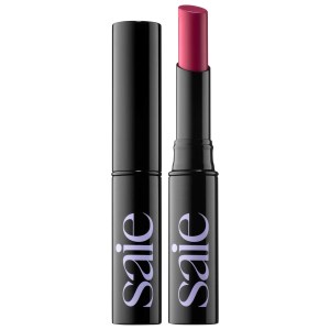 Saie Lip Blur Soft-Matte Hydrating Lipstick with Hyaluronic Acid - Pop (Bright Berry)