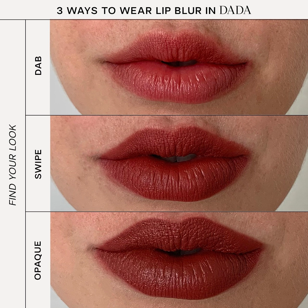 Saie Lip Blur Soft-Matte Hydrating Lipstick with Hyaluronic Acid - Color: Dada - Image 4
