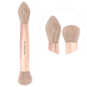 PATRICK TA Dual-Ended Complexion Brush Vegan Cruelty-Free