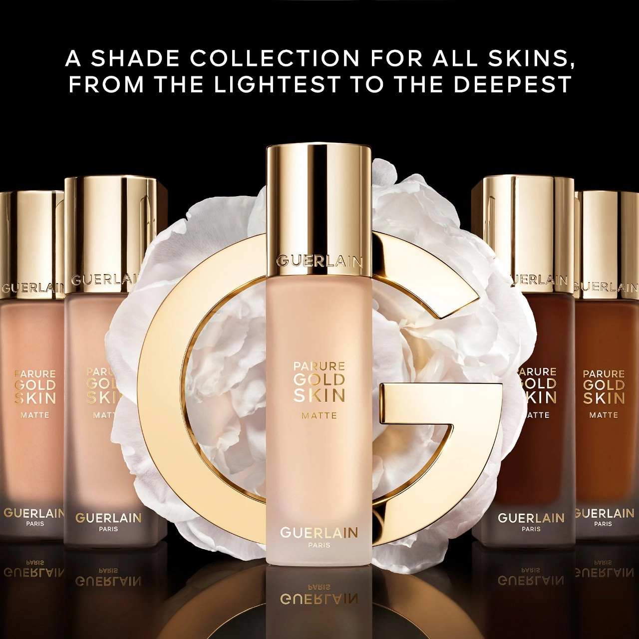 GUERLAIN Parure Gold Radiant Matte Skin Perfecting Longwear Foundation 2W - Light skin with golden undertones - Image 7