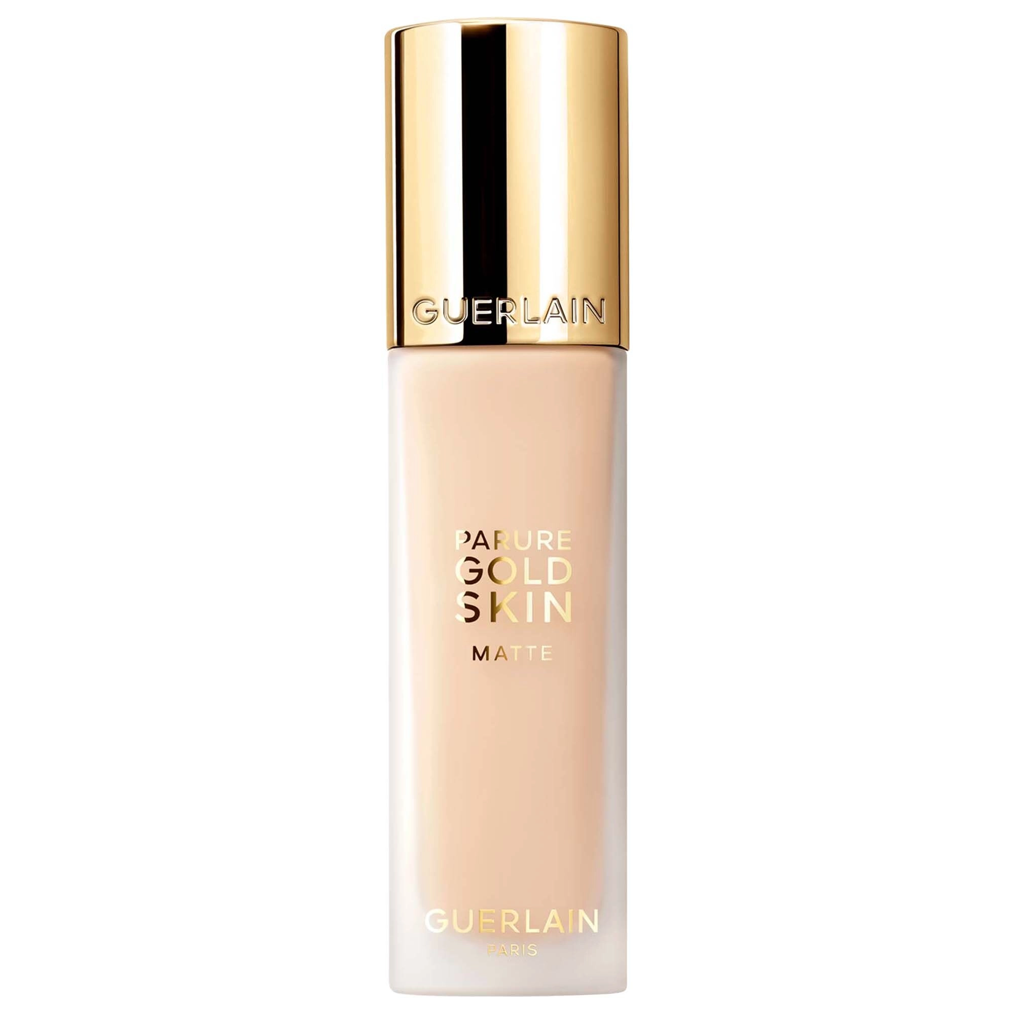GUERLAIN Parure Gold Radiant Matte Skin Perfecting Longwear Foundation 2W - Light skin with golden undertones