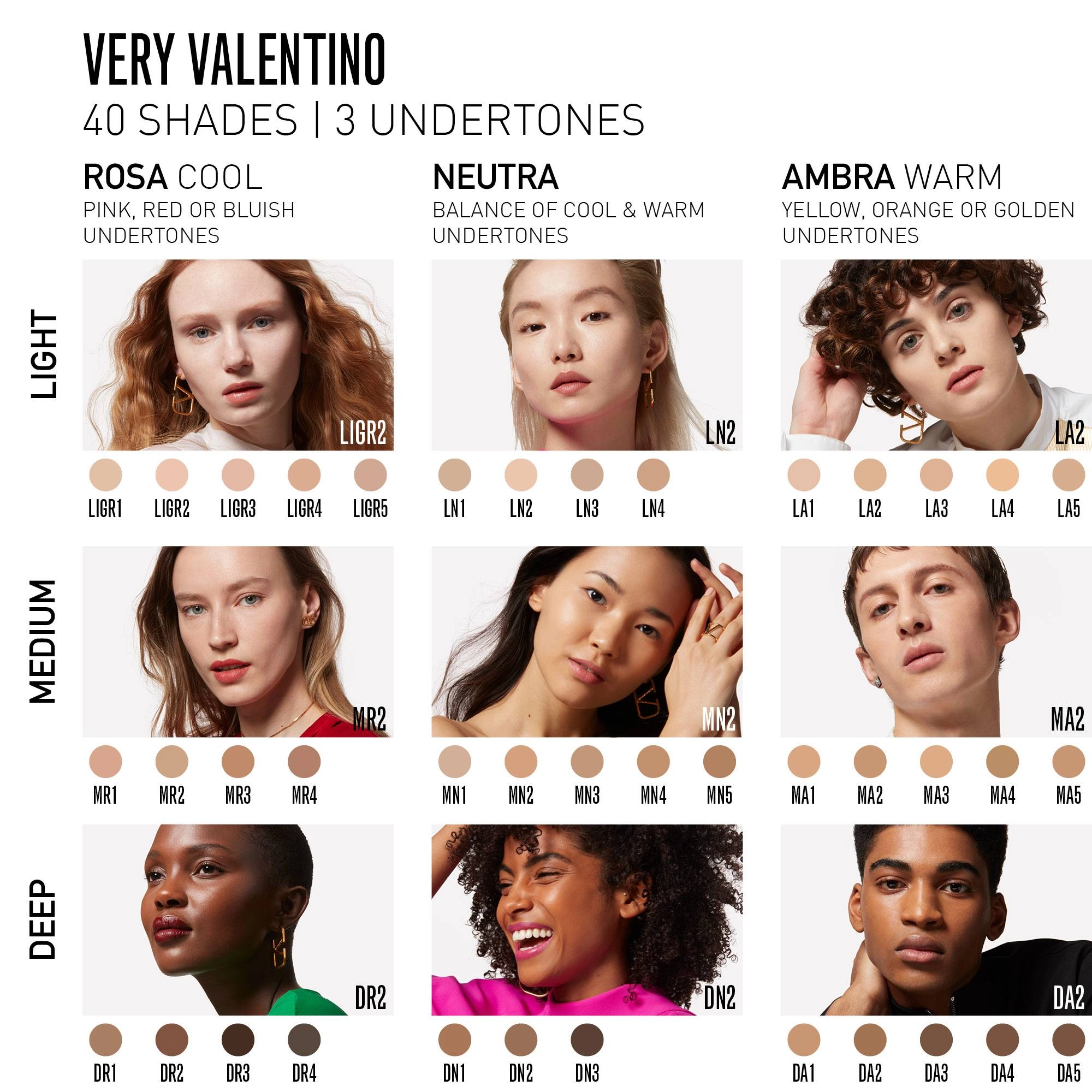 Valentino Very Valentino 24 Hour Long Wear Liquid Foundation Color: MR1 - Medium Rosa 1 (Cool) - Image 7