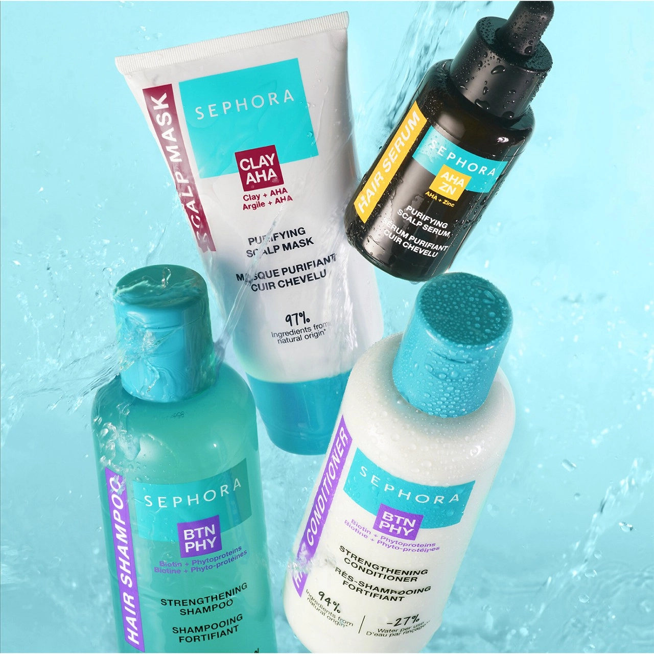 SEPHORA COLLECTION Purifying Scalp Serum AHA + Zinc - 1.7 oz / 50 ml - Clean + Planet Positive - Image 5