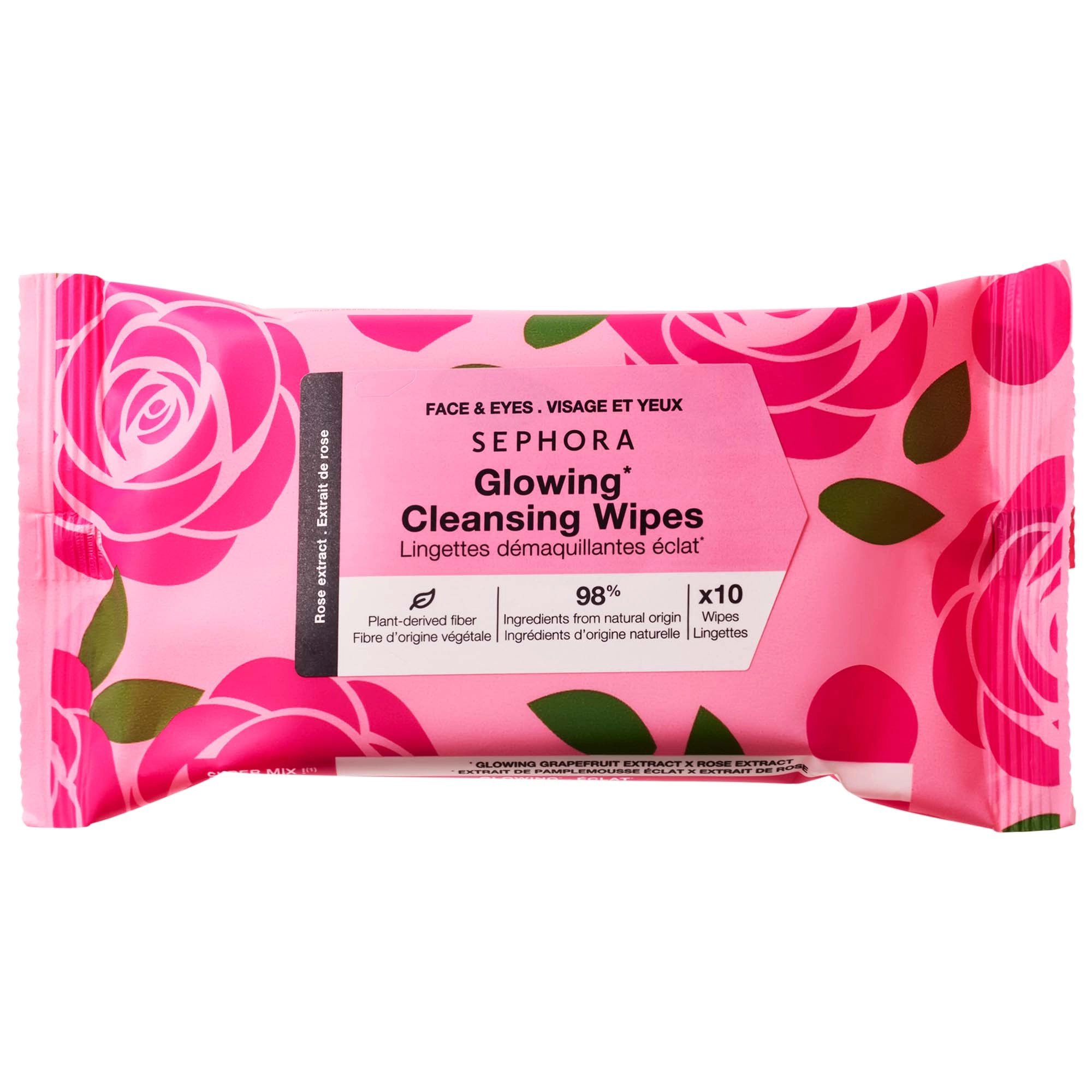 SEPHORA COLLECTION Cleansing + Exfoliating Wipes with Hyaluronic Acid