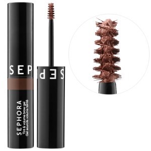 SEPHORA COLLECTION Tinted Volumizing Eyebrow Gel - 08 Chocolate Brown, Natural Finish, Long-wearing Waterproof