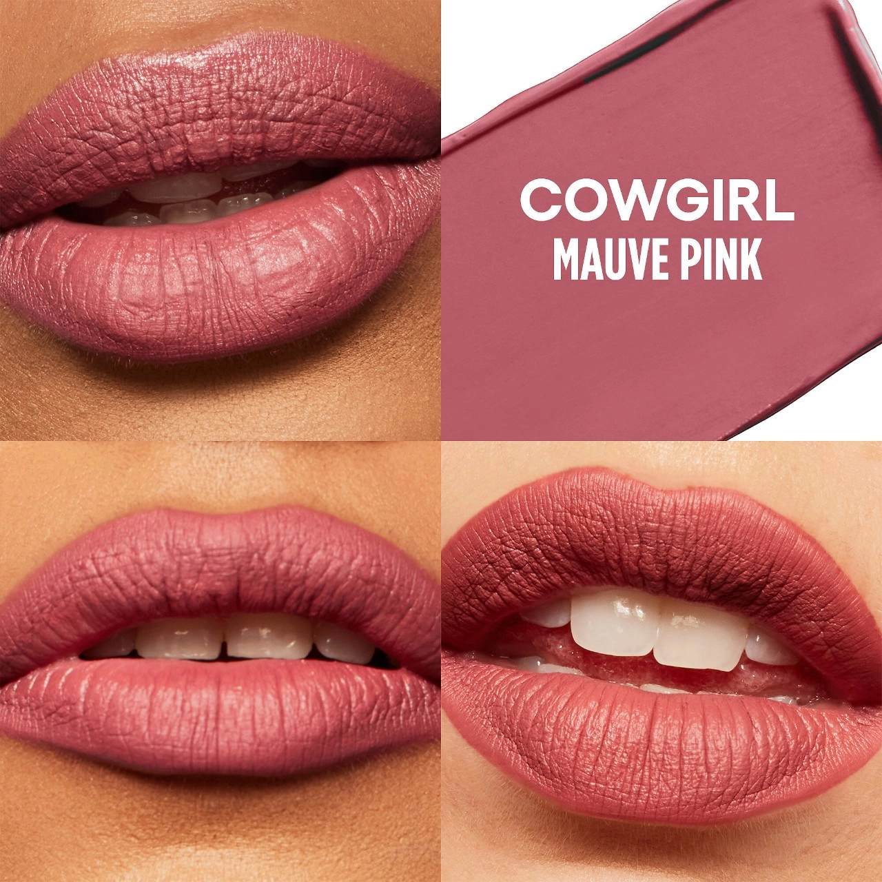 GXVE BY GWEN STEFANI I’m Still Here Longwear Clean Matte Liquid Lipstick - Cowgirl (Mauve Pink) - Image 2