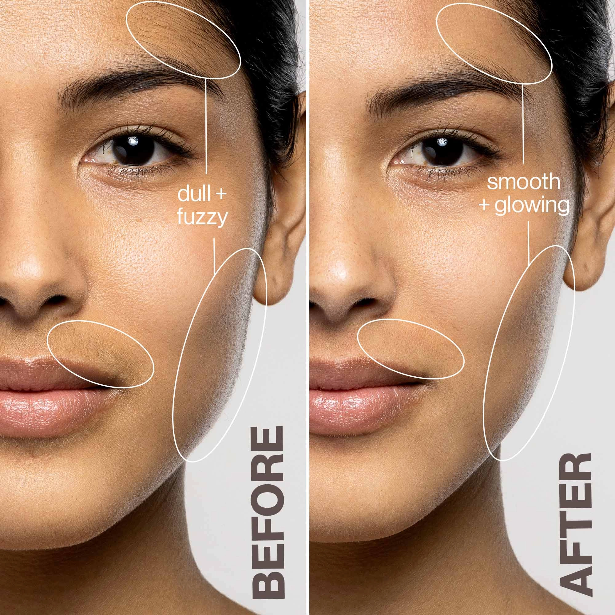DERMAFLASH LUXE+ Advanced Sonic Dermaplaning + Peach Fuzz Removal - Blush Pink Vegan - Image 2