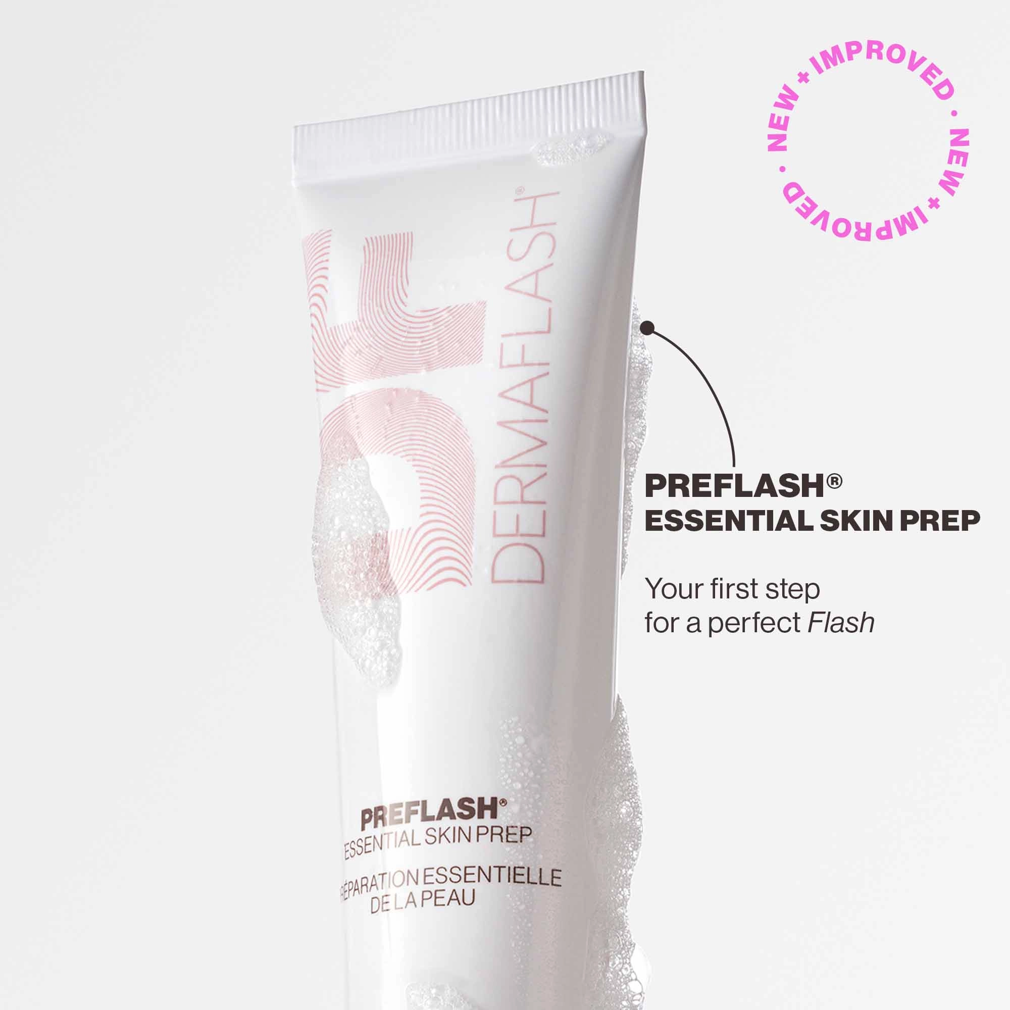 DERMAFLASH THE ESSENTIALS Sonic Dermaplaning Refill Kit - 12 Week Supply Vegan - Image 2