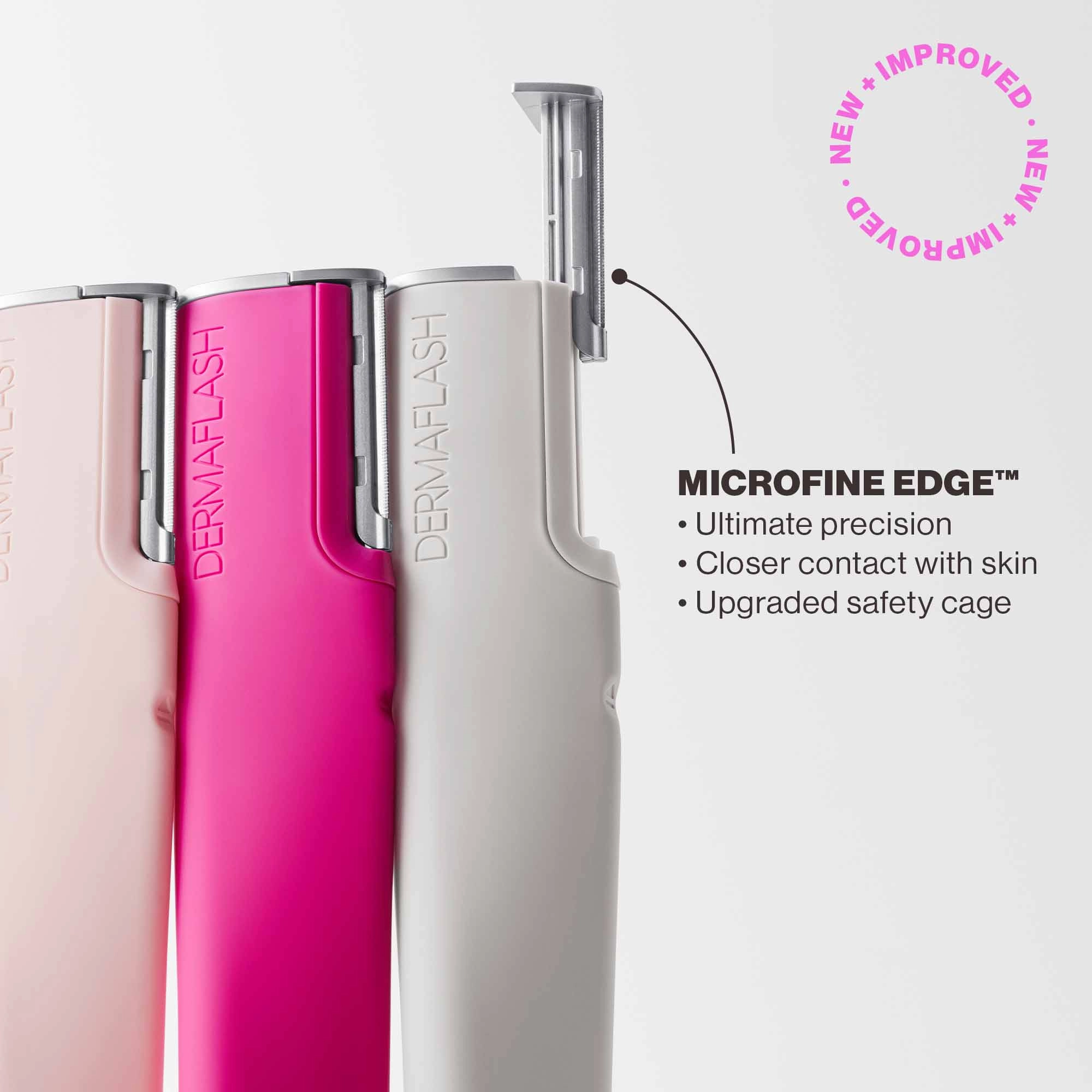 DERMAFLASH THE ESSENTIALS Sonic Dermaplaning Refill Kit - 12 Week Supply Vegan - Image 3