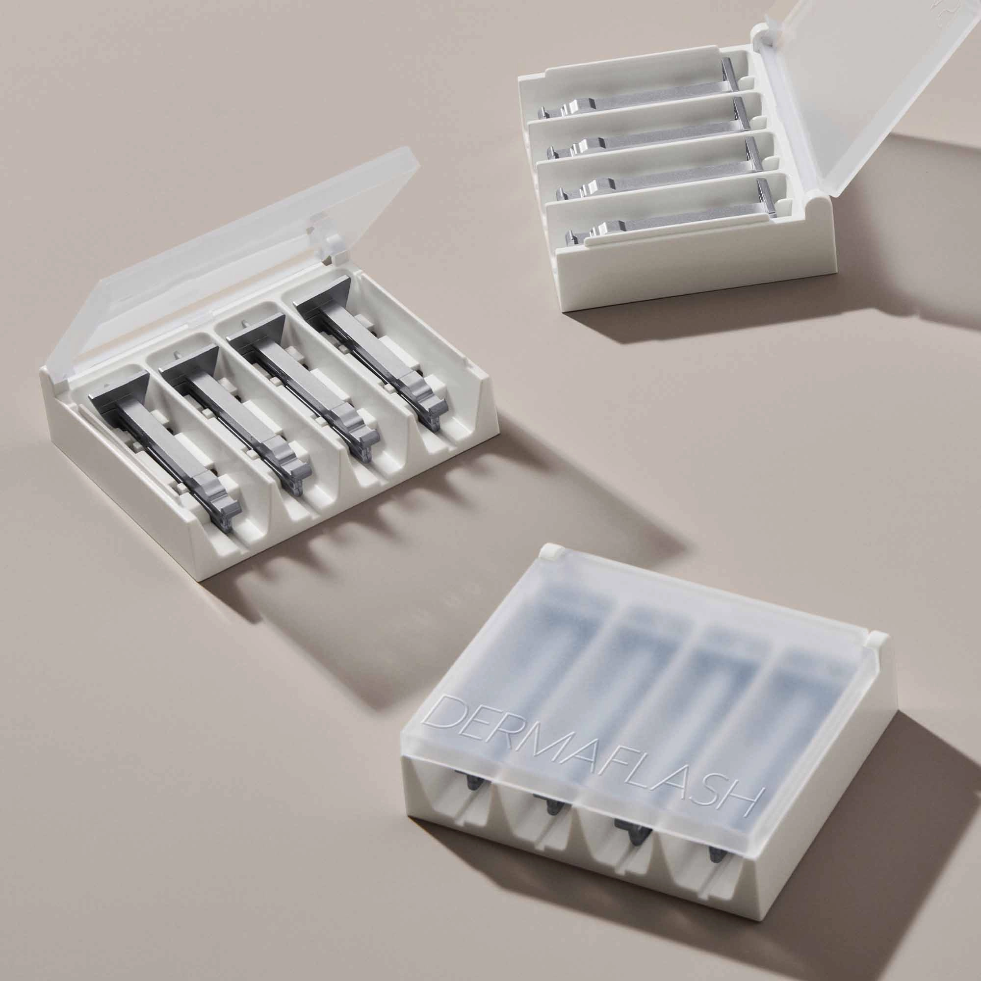 DERMAFLASH THE ESSENTIALS Sonic Dermaplaning Refill Kit - 12 Week Supply Vegan - Image 4