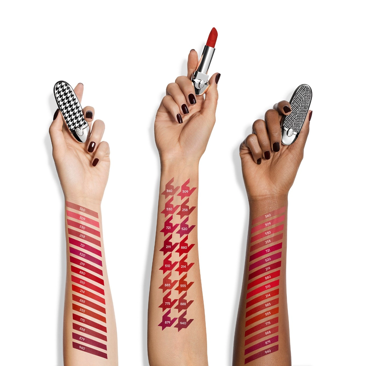 GUERLAIN Rouge G Refillable Lipstick 879 Mystery Plum Stick Formula Metallic Finish - Image 5