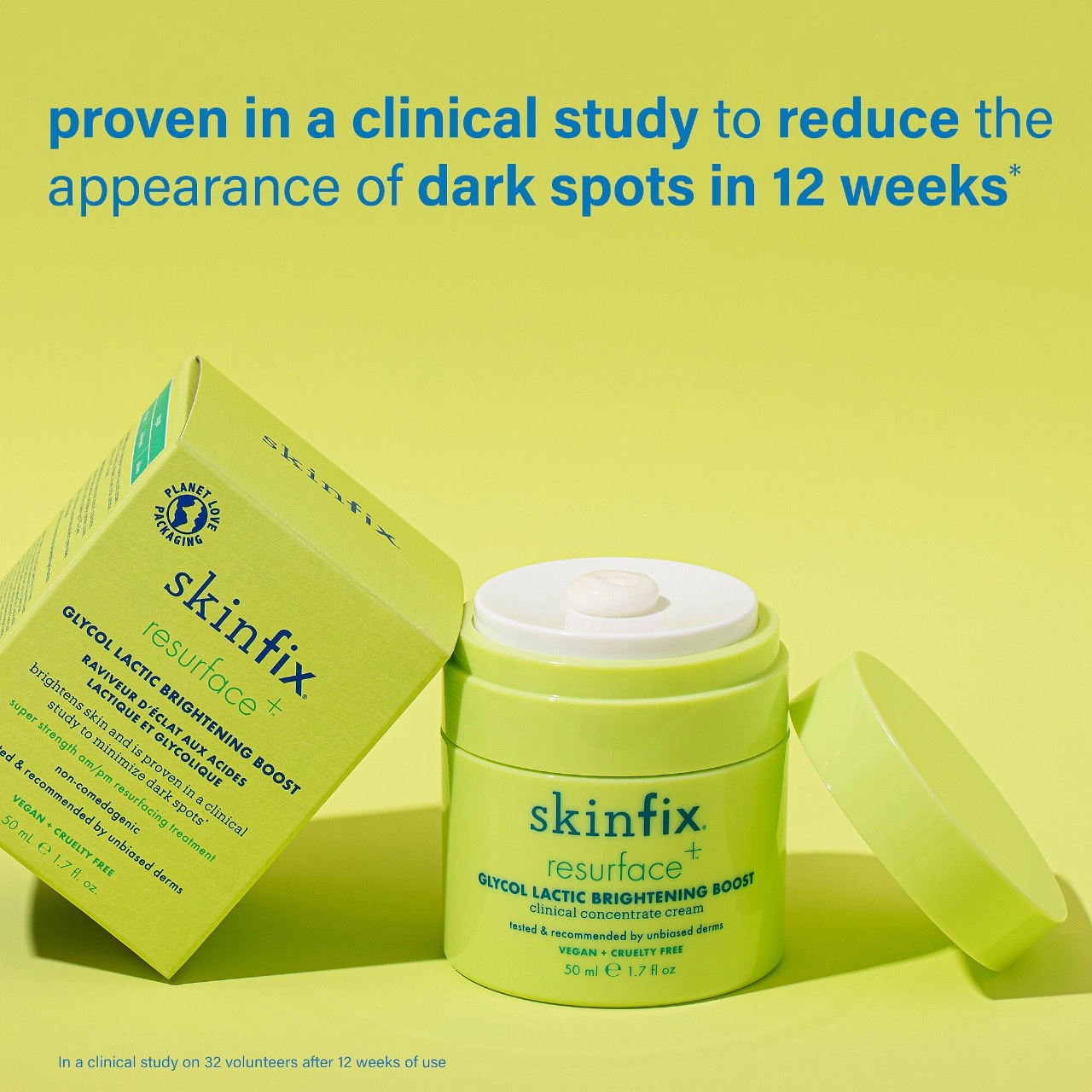 Skinfix Glycol Lactic Brightening Boost AM/PM Moisturizer 1.7 oz / 50 mL - AHA/Glycolic Acid, Niacinamide - Image 4