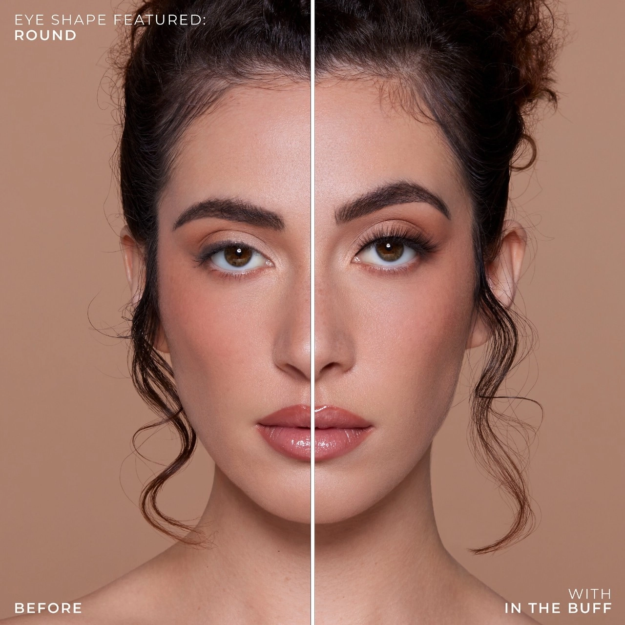 Lilly Lashes Everyday Faux Mink Brown Blended In The Buff Flare Lash - Image 10