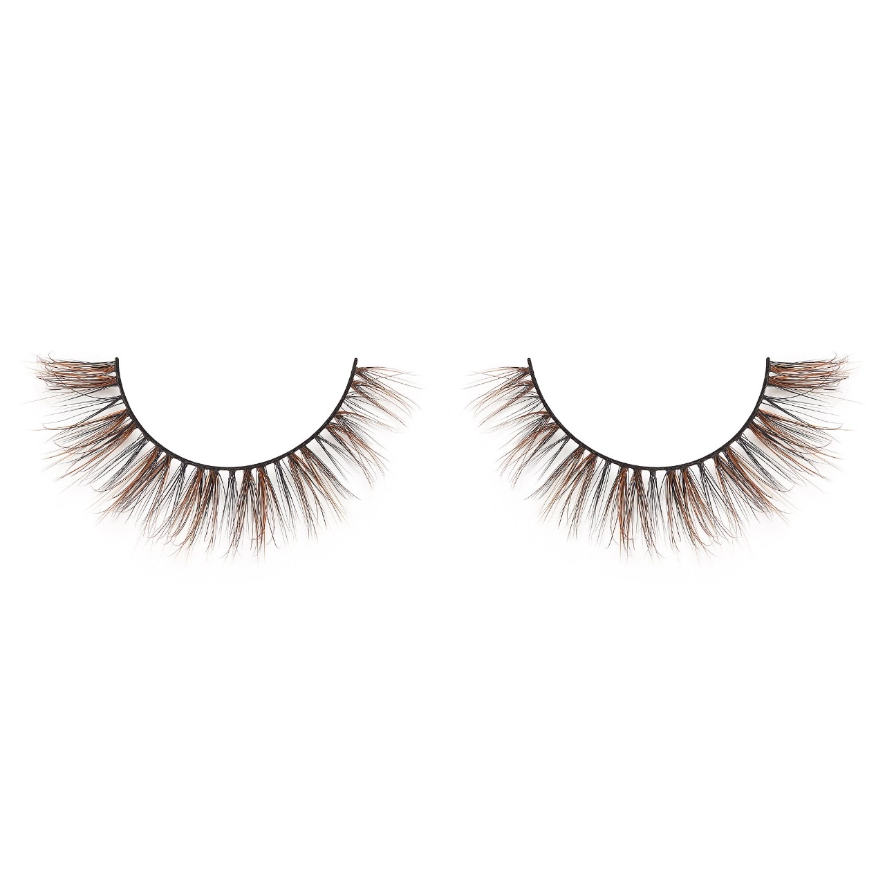 Lilly Lashes Everyday Faux Mink Brown Blended In The Buff Flare Lash - Image 2