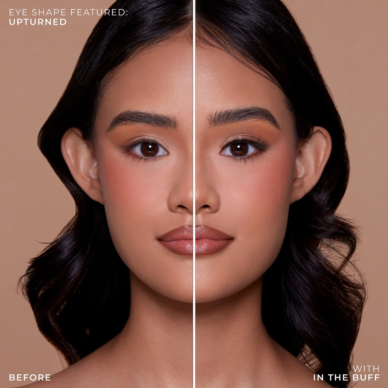 Lilly Lashes Everyday Faux Mink Brown Blended In The Buff Flare Lash - Image 6