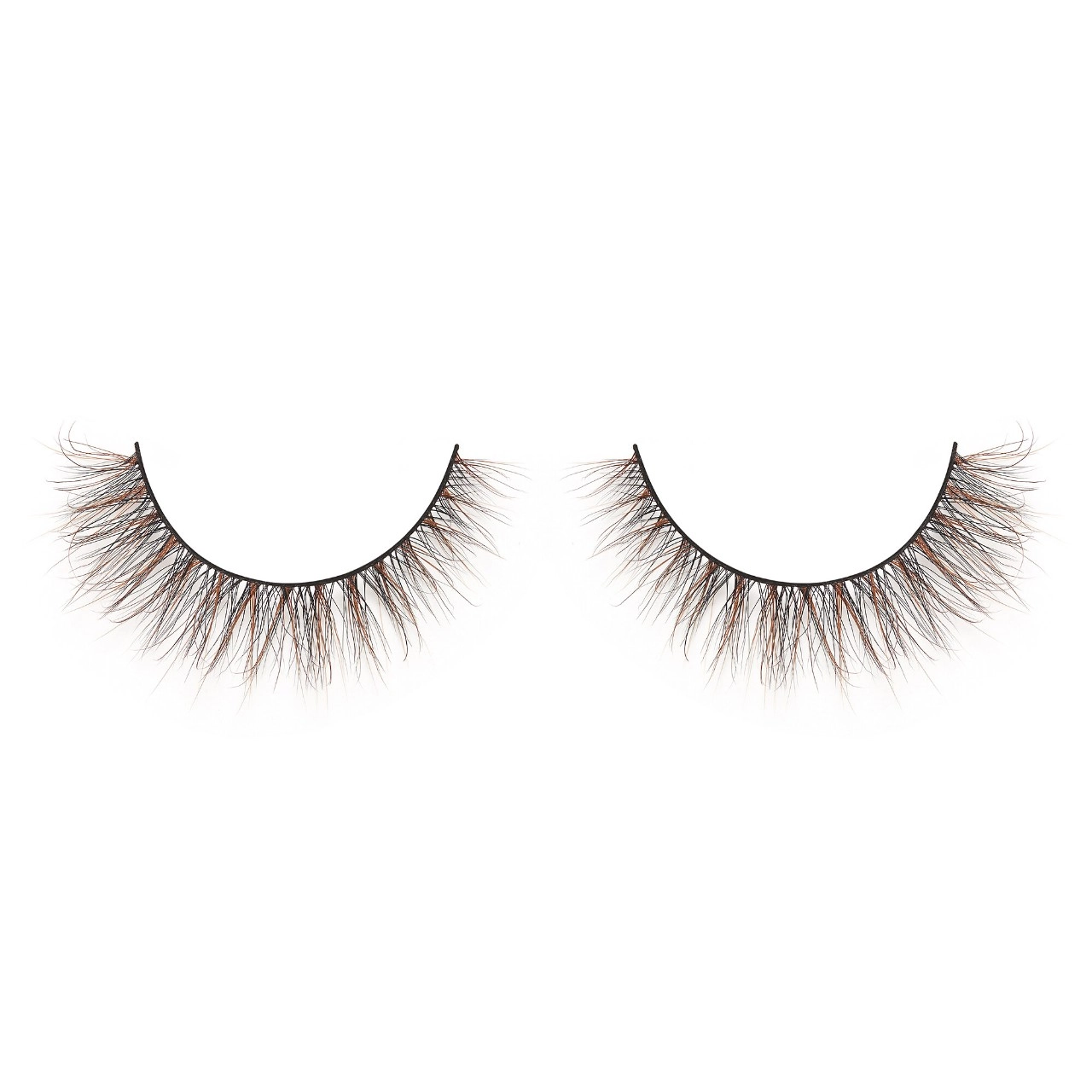 Lilly Lashes Everyday Faux Mink Brown Blended Flare Lash - Naked Color - Image 2