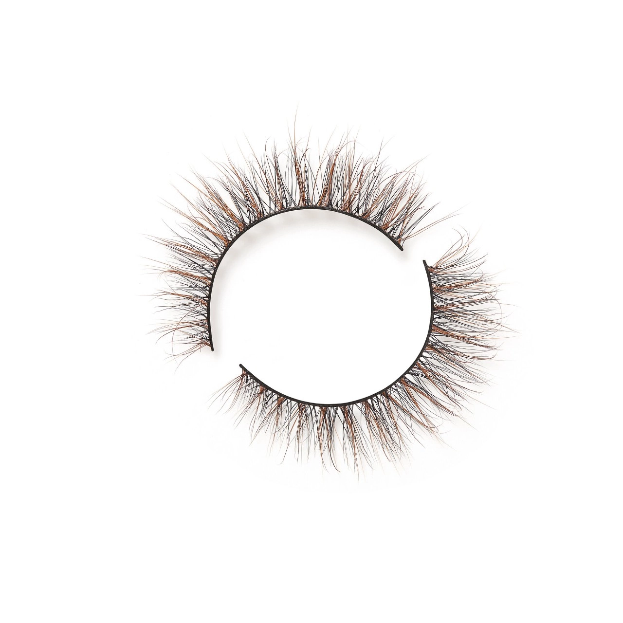 Lilly Lashes Everyday Faux Mink Brown Blended Flare Lash - Naked Color - Image 3