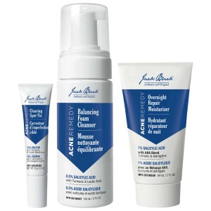 Jack Black The Acne Remedy Collection Set - Salicylic Acid, Sulfur 10% - Cleanser, Moisturizer, Spot Treatment