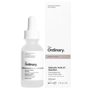 The Ordinary Salicylic Acid 2% Exfoliating Acne Solution 1 oz / 30 mL Vegan Fragrance Free