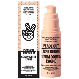 Peace Out Salicylic Acid Acne Treatment Serum 1 oz / 30 mL Pores Vitamin C