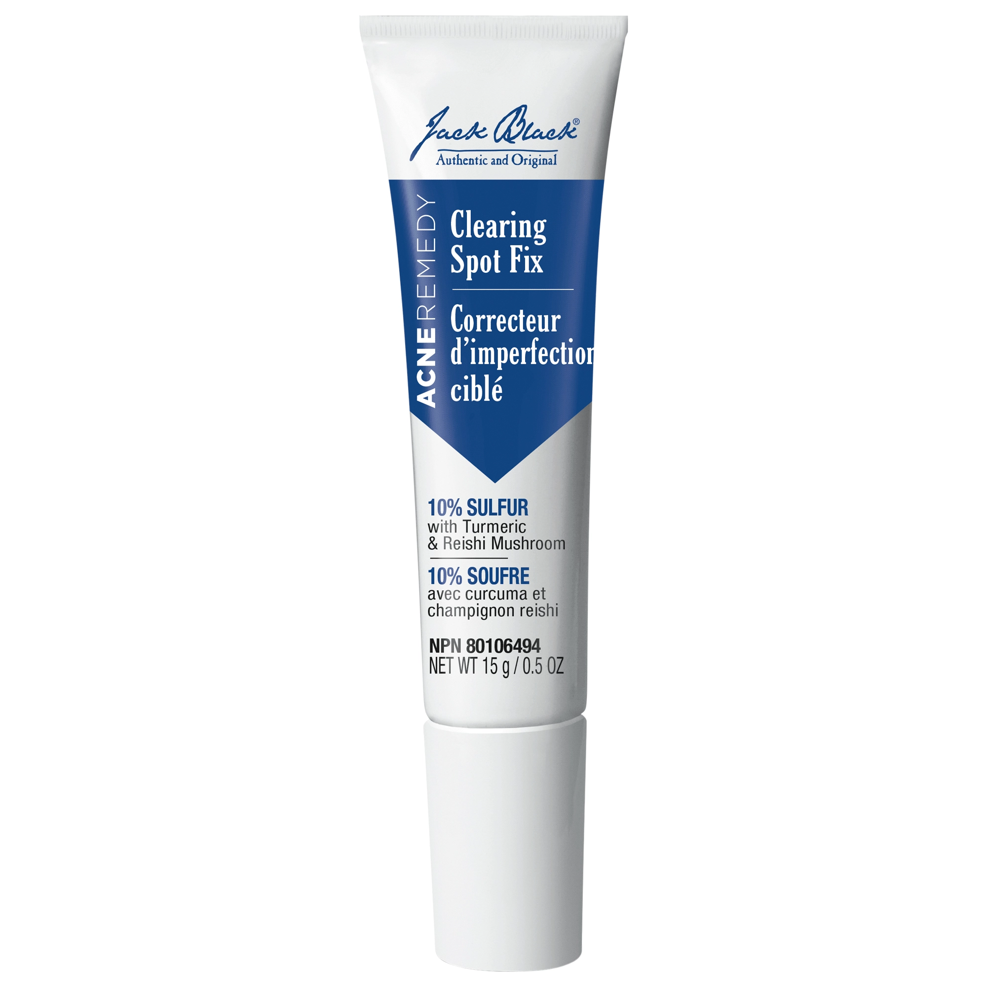 Jack Black Clearing Spot Fix 5 oz / 150 mL for Oily Skin - Acne/Blemishes - Oil Free