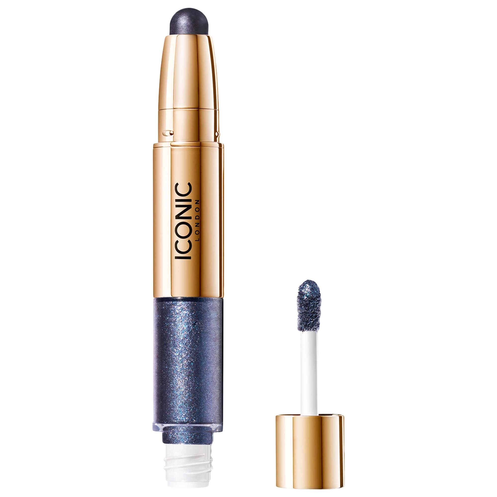Iconic London Glaze Dual Ended Eyeshadow Crayon - After Hours Midnight Blue