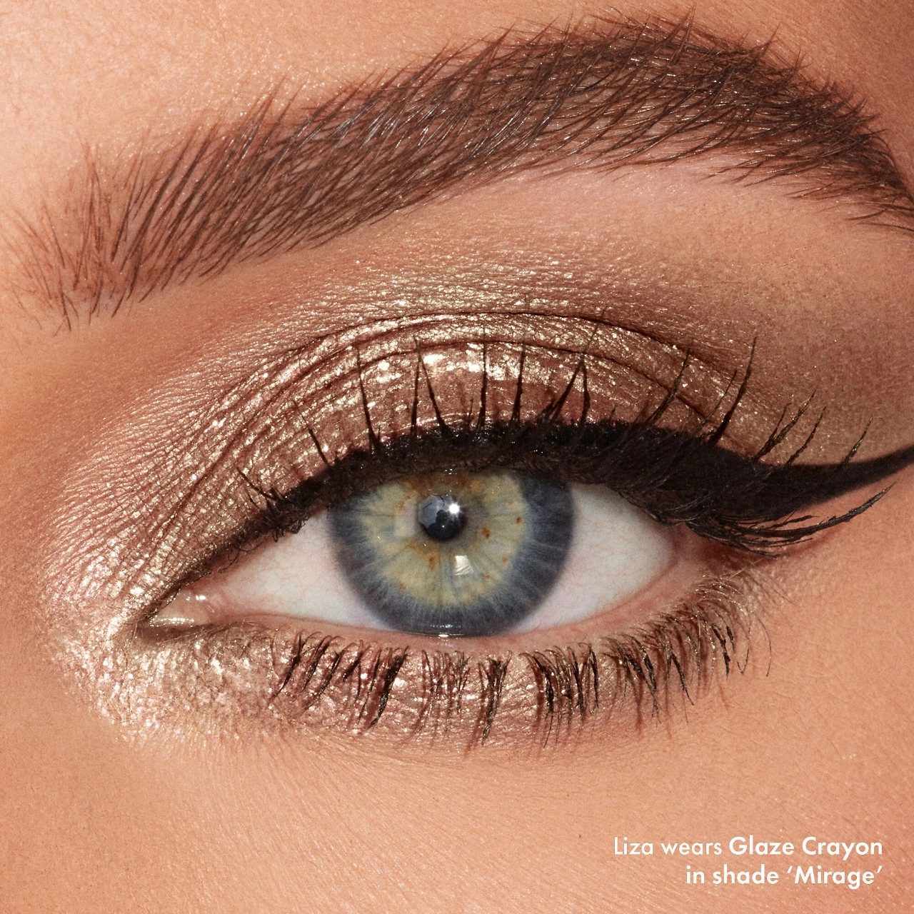 Iconic London Glaze Dual Ended Eyeshadow Crayon - Mirage Nude Bronze - Image 2
