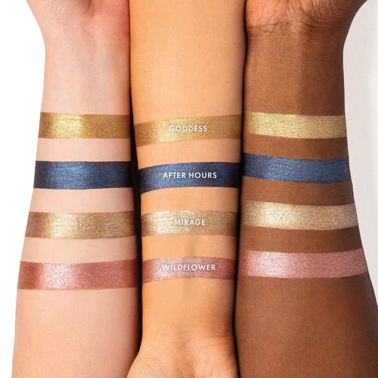 Iconic London Glaze Dual Ended Eyeshadow Crayon in Goddess - Gold with Antique Gold Glitter - Image 5