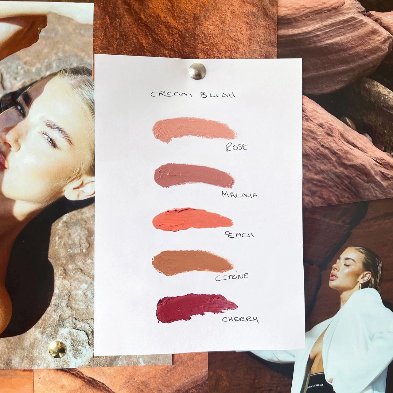 REFY Cream Blush Color: Cherry - Warm Mix of Red and Soft Purple Undertones - Image 5