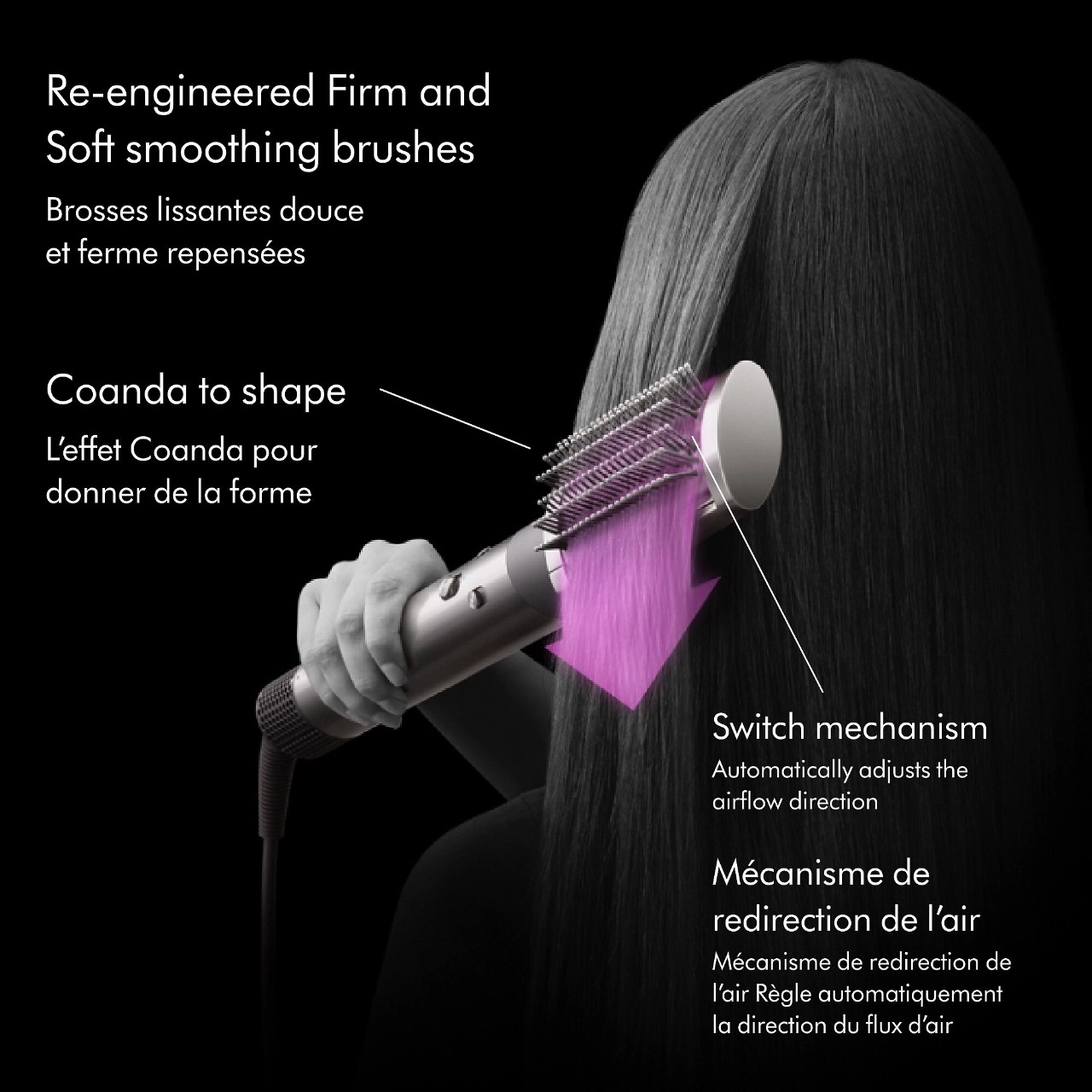 Dyson Airwrap™ Multi-Styler Complete in Fuchsia/Nickel - Image 8