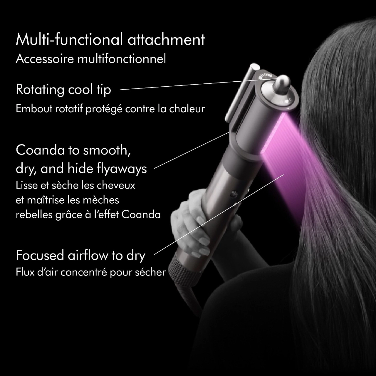 Dyson Airwrap™ Multi-Styler Complete in Fuchsia/Nickel - Image 9