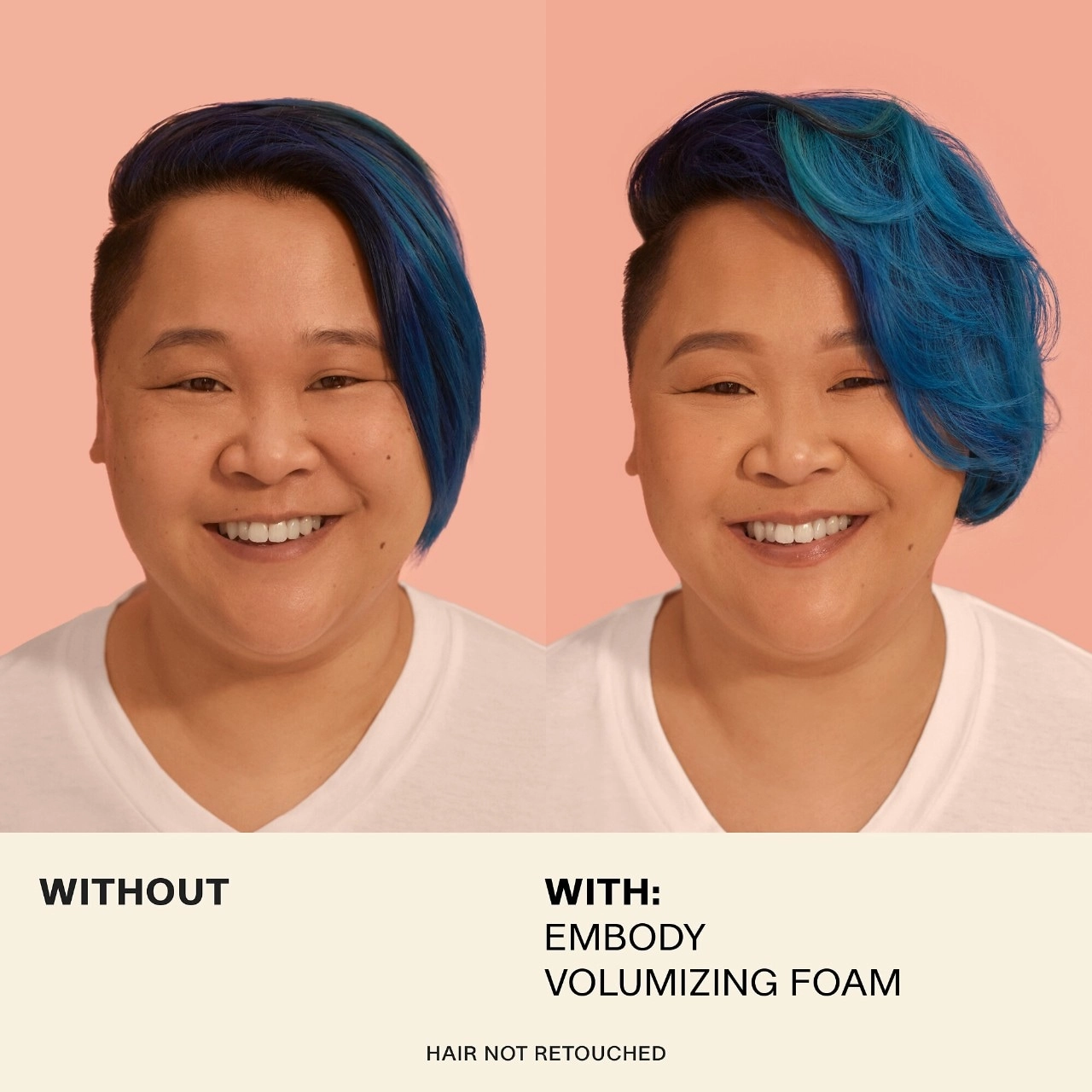 JVN Embody Volumizing Hair Foam - Size: 6.7 oz / 200 mL - Clean + Planet Positive - Volume & Frizz Control - Image 2