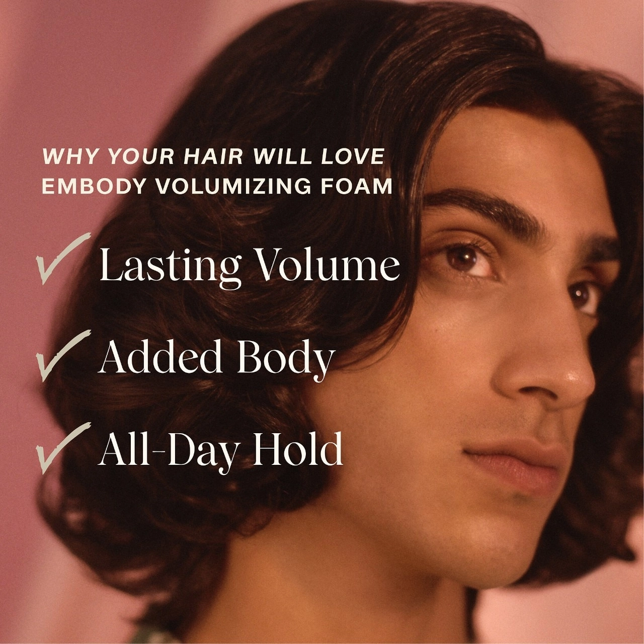 JVN Embody Volumizing Hair Foam - Size: 6.7 oz / 200 mL - Clean + Planet Positive - Volume & Frizz Control - Image 4