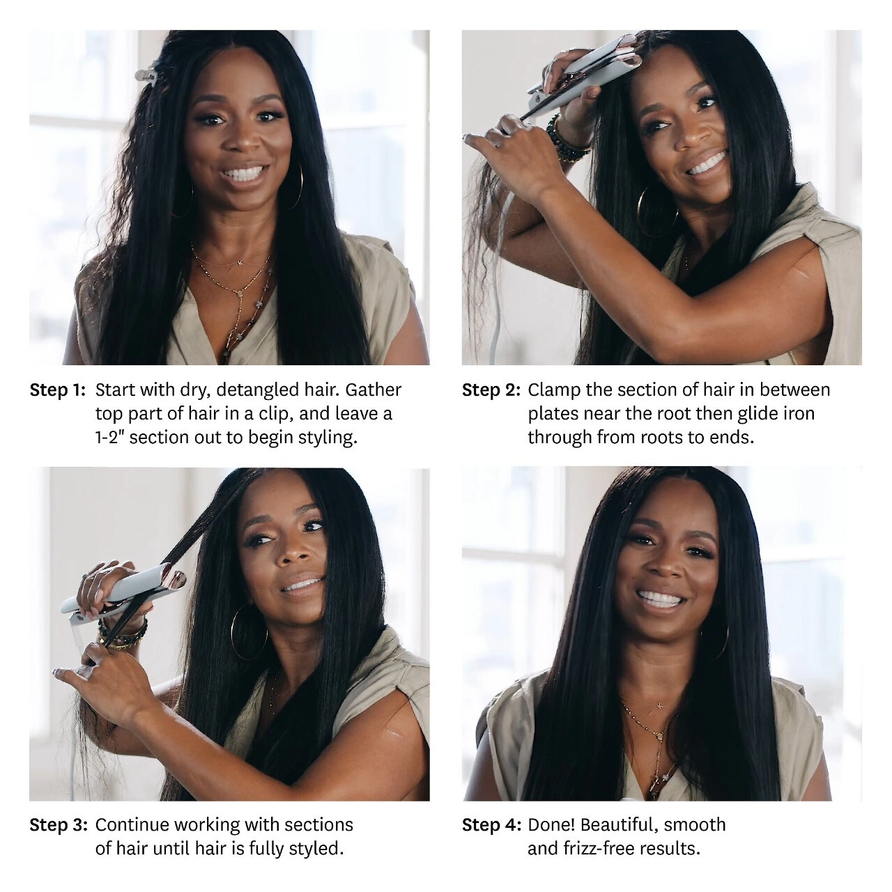 T3 Smooth ID Flat Iron for Coily, Curly, and Wavy Hair - Image 11