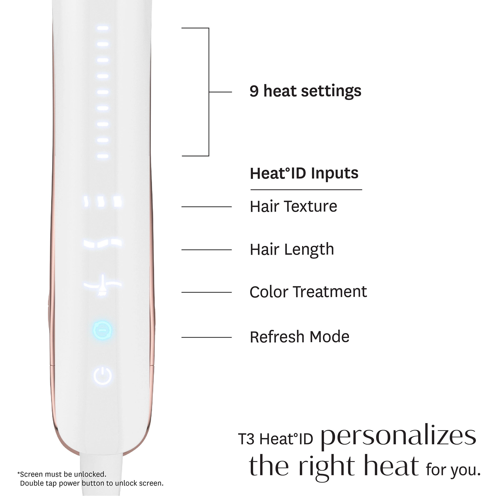 T3 Smooth ID Flat Iron for Coily, Curly, and Wavy Hair - Image 3