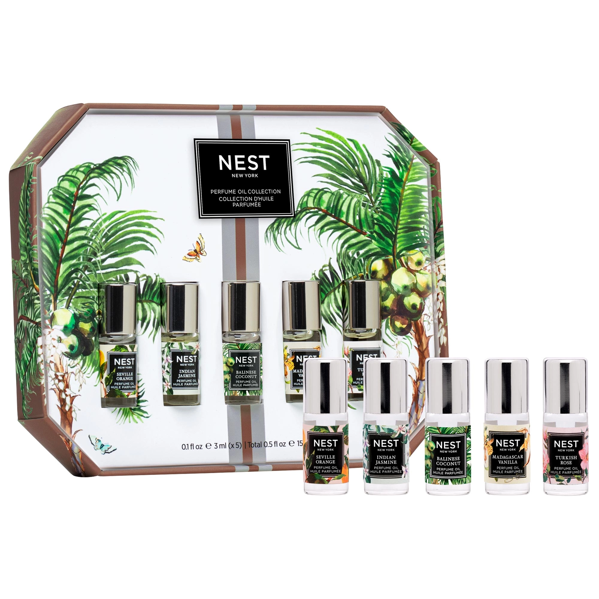 NEST New York Mini Perfume Oil Set Vegan Without Mineral Oil Without Phthalates Without Parabens Without Silicones Cruelty-Free