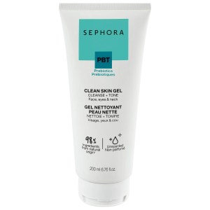 SEPHORA COLLECTION Clean Skin Gel Cleanser with Prebiotics 6.76 oz / 200 ml Fragrance Free
