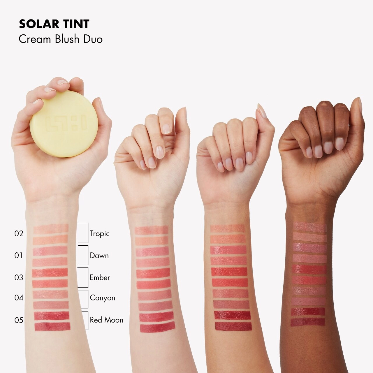 SIMIHAZE BEAUTY Solar Tint Cream Blush Duo - Tropic Peach - Image 5