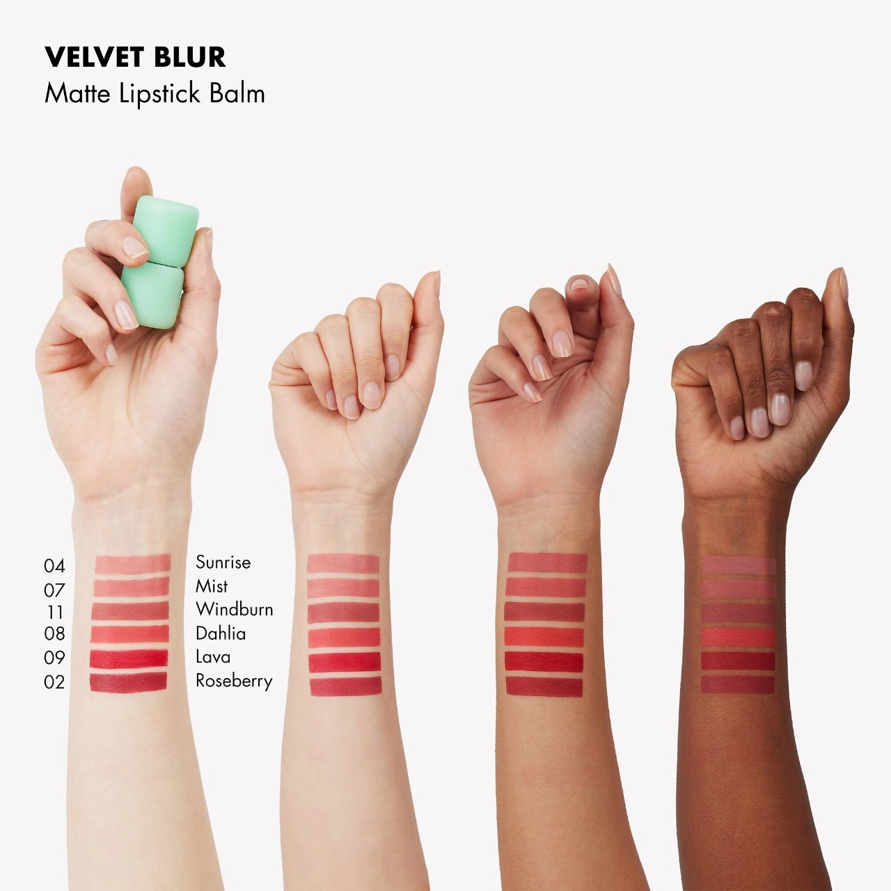 SIMIHAZE BEAUTY Velvet Blur Matte Lipstick Balm - Sunrise, Nude Pink - Image 5