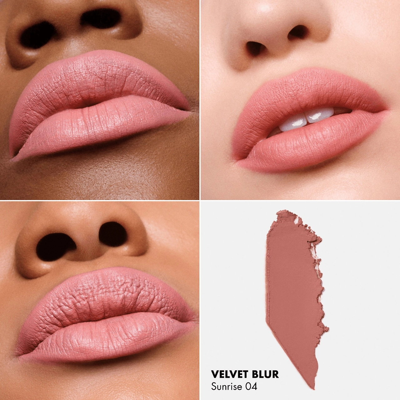 SIMIHAZE BEAUTY Velvet Blur Matte Lipstick Balm - Sunrise, Nude Pink - Image 3