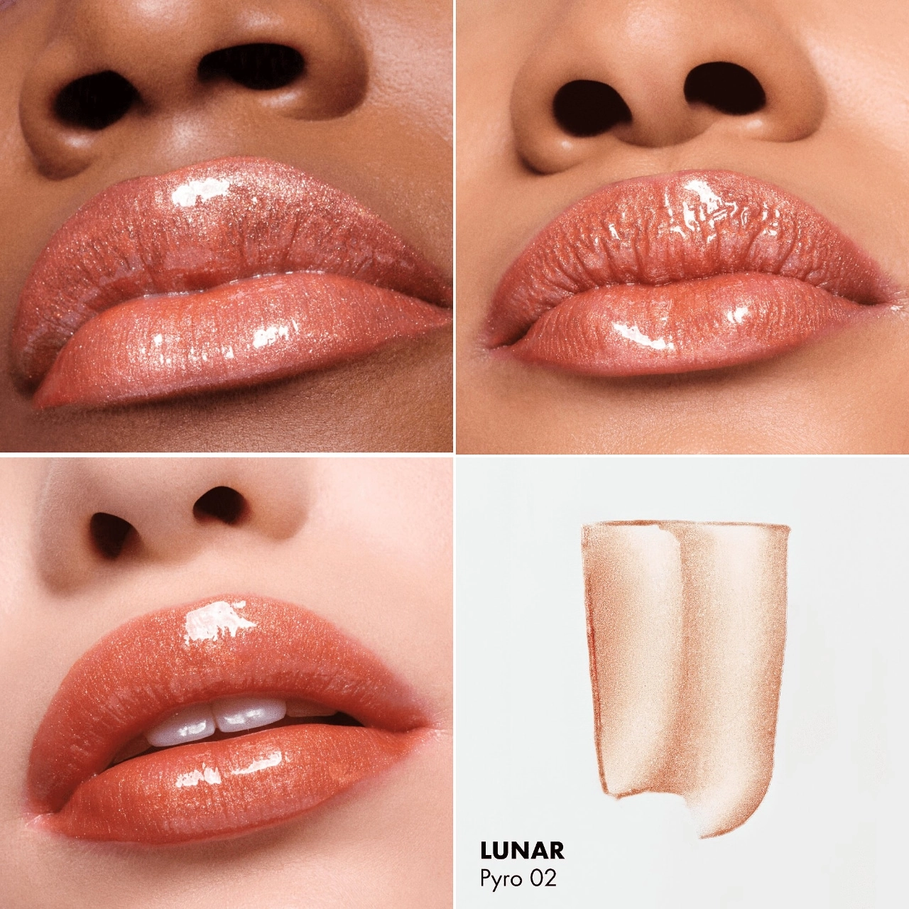 SIMIHAZE BEAUTY Lunar Lip Gel Lip Gloss Color: Pyro - Copper - Image 2