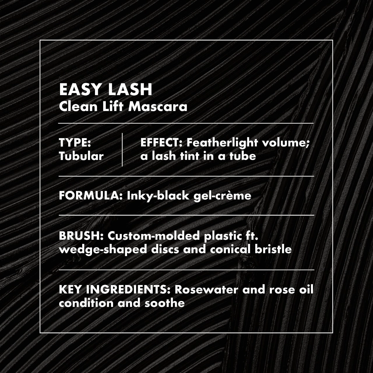 Easy Lash Clean Lift Tubing Mascara Color: Black - Image 3