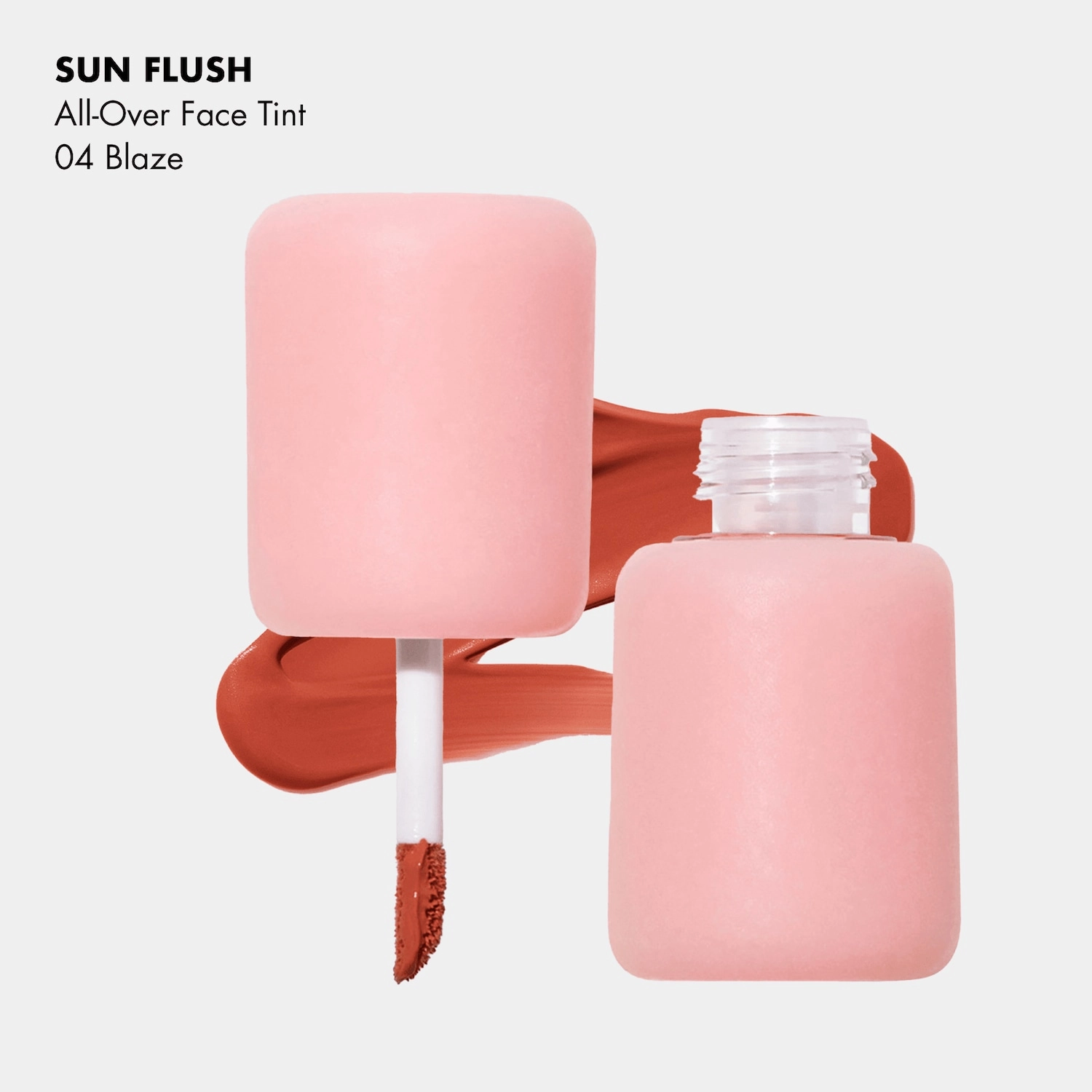 SIMIHAZE BEAUTY Sun Flush All-Over Face Tint Liquid Blush - Blaze (Orange) - Image 3