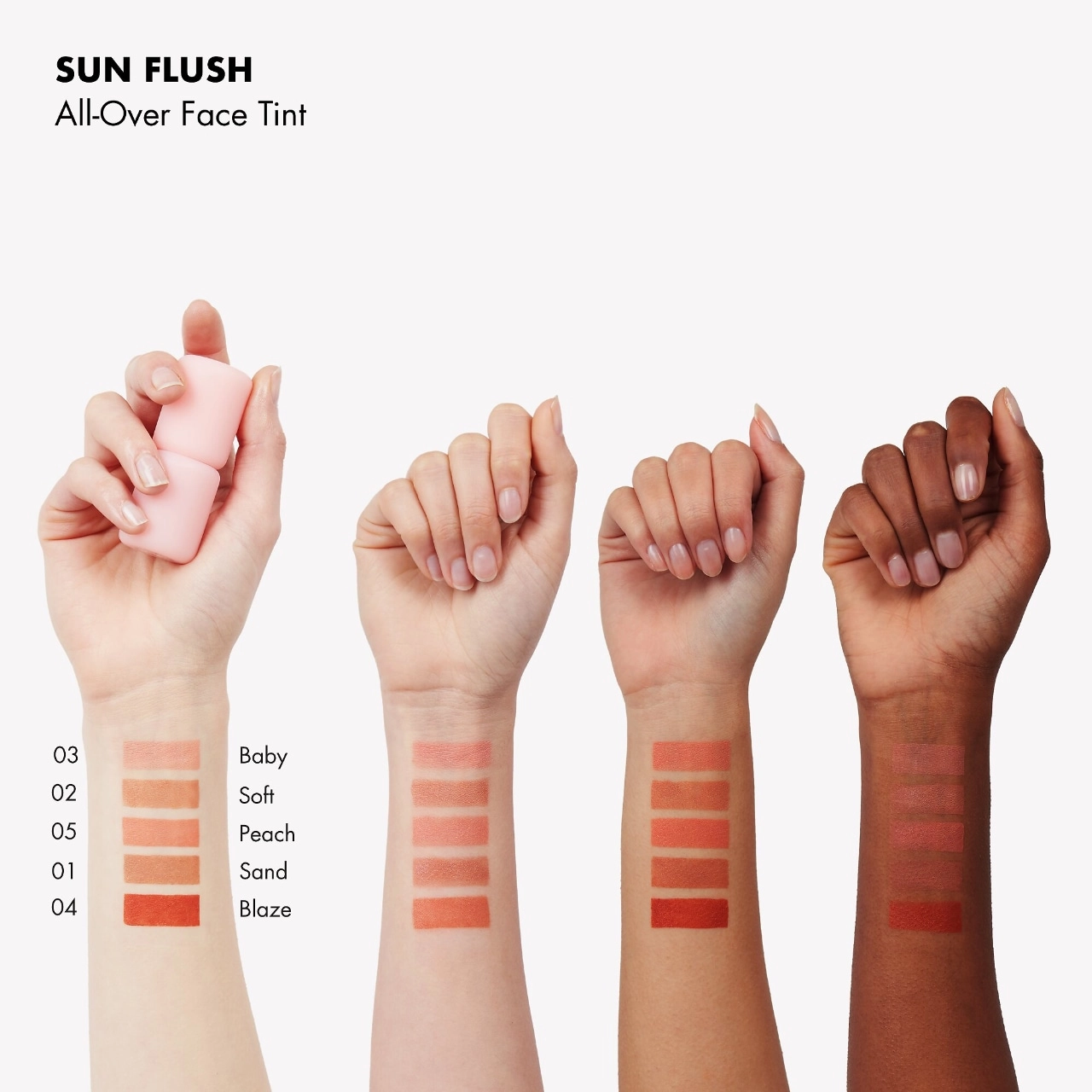 SIMIHAZE BEAUTY Sun Flush All-Over Face Tint Liquid Blush - Blaze (Orange) - Image 7
