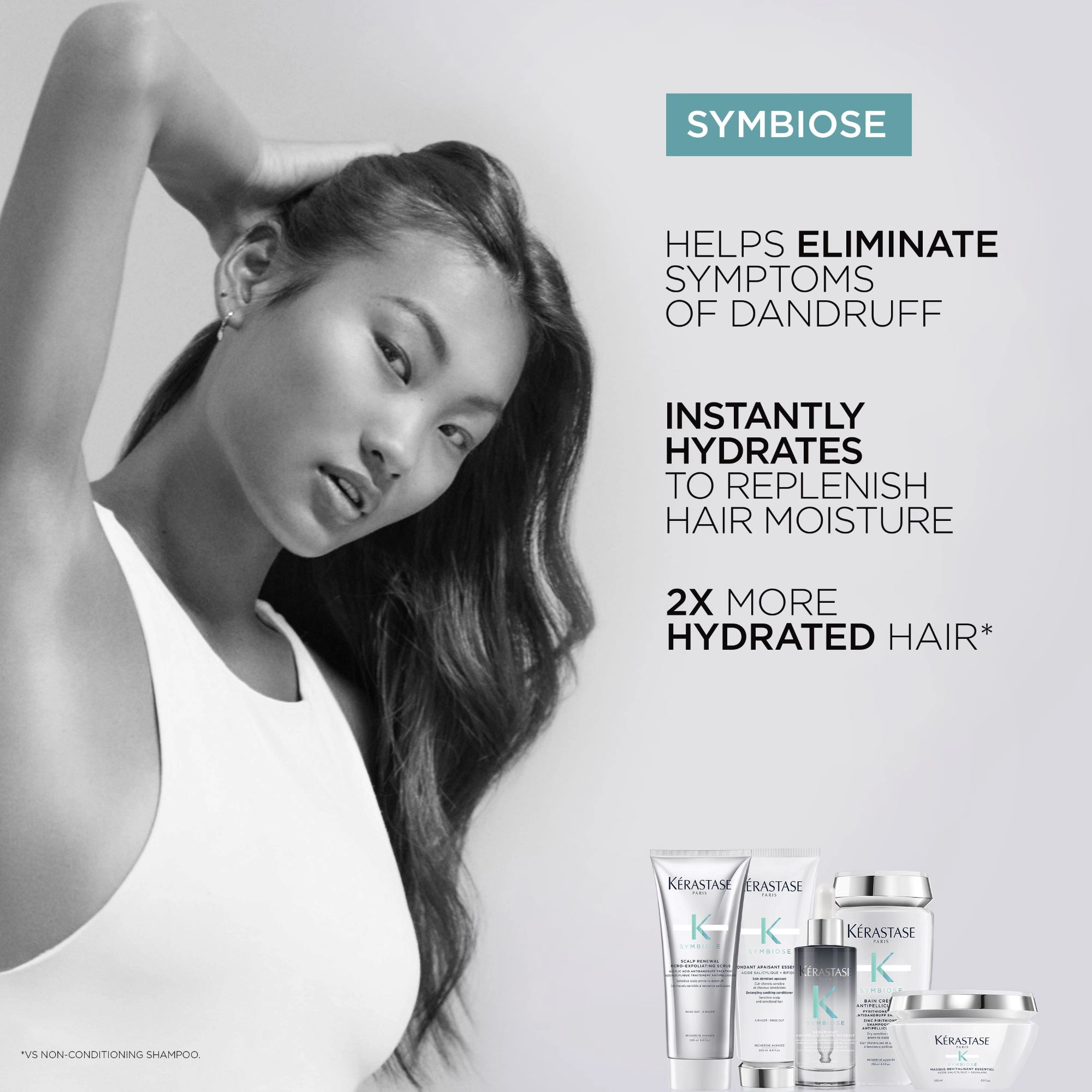 Kérastase Symbiose Deeply Hydrating Hair Mask for Damaged Hair 6.8 oz / 200 mL - Image 5