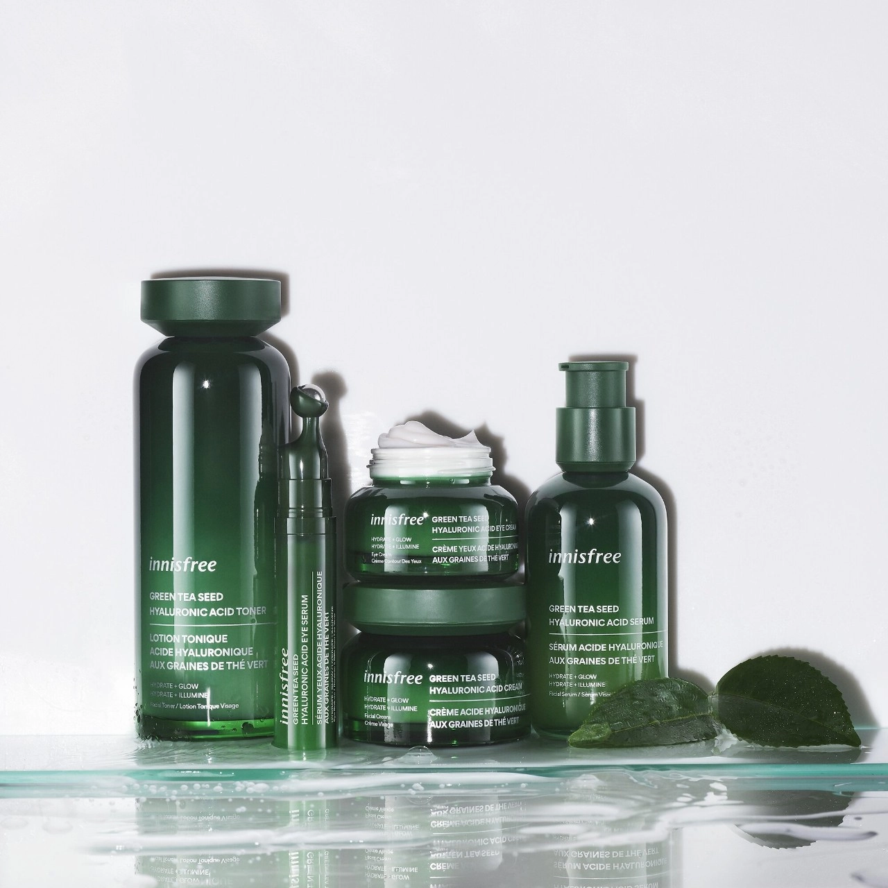 Innisfree Green Tea Hyaluronic Acid Hydrating Moisturizer 1.7 oz / 50 mL - Image 9